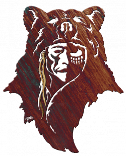 Native American Bear Hunter large image | Spirit Animals | Pinterest ...