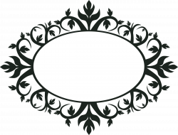 Ornament Oval Frame by jokantola | arabesco | Pinterest | Oval frame ...