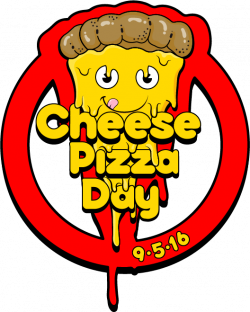 Cheese Pizza Day Logo Design
