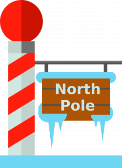North Pole Clip art - Cartoon signboard 4061*5567 transprent Png ...