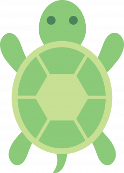 Cute Green Turtle Clip Art - Free Clip Art