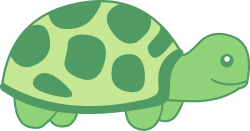 Little Green Turtle Design - Free Clip Art