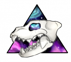 Galaxy Wolf Skull Design by ToxicUndead on DeviantArt