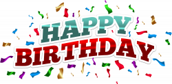 Colorful Happy Birthday PNG Clip Art Image | Gallery Yopriceville ...