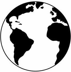 Earth Map Silhouette at GetDrawings.com | Free for personal use ...