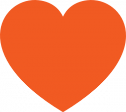 Free Pictures Hearts | Orange Heart clip art - vector clip art ...