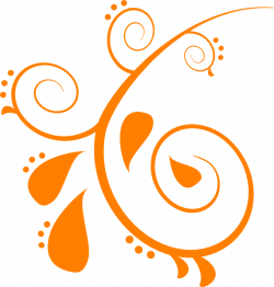 Orange Swirl Clip Art at Clker.com - vector clip art online, royalty ...
