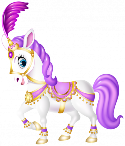 Cute Purple Pony Cartoon Transparent PNG Clip Art | Clip Art ...