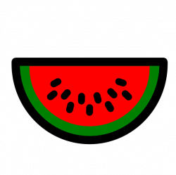 clipartist.net » Clip Art » watermelon icon pitr super duper SVG