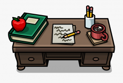 Desk Clipart Teacher's - Cartoon Images Of A Teacher's Desk ...