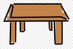 Table Clipart Cartoon - Desk Clipart - Png Download (#180485 ...