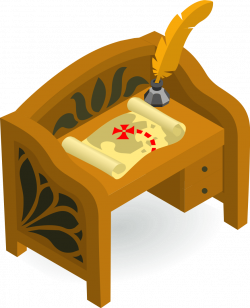 Image - Writing Desk Brown.png | Animal Jam Wiki | FANDOM powered by ...