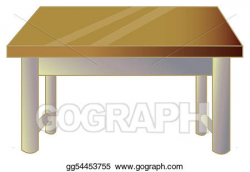 Stock Illustration - Desk. Clip Art gg54453755 - GoGraph
