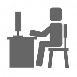 Telecommuting - Free icon material