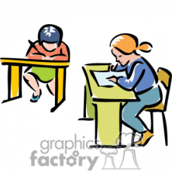 Student Working Clipart | Free download best Student Working ...