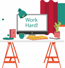Table Computer Clip art - Hard work posters 2747*2868 transprent Png ...