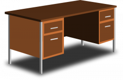Desk clipart desk drawer - Graphics - Illustrations - Free Download ...