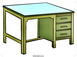 Student Study Table Image | Daily Cliparts
