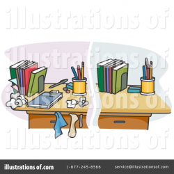 Desk Clipart #1050173 - Illustration by BNP Design Studio