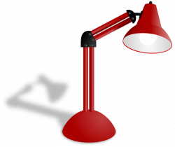 Clipart - Photorealistic Red Lamp