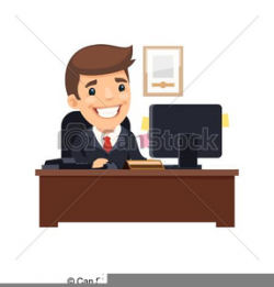 Man Working Desk Clipart | Free Images at Clker.com - vector ...