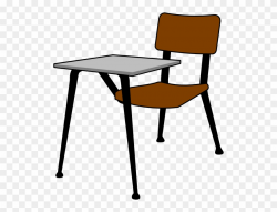 Table Clipart Student Desk - Classroom Desk Clip Art - Png ...