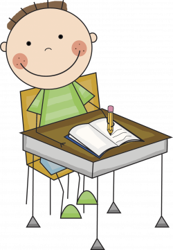 28+ Collection of Child Writing At Desk Clipart | High quality, free ...
