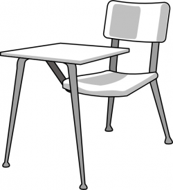 Furniture School Desk clip art Free vector in Open office ...
