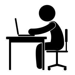 Person At Desk Icon #129472 - Free Icons Library
