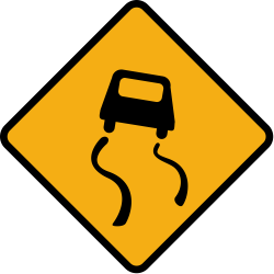 File:Diamond road sign slippery surface.svg - Wikimedia Commons