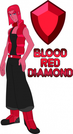 Specific Comm- Blood Red Diamond by XombieJunky on DeviantArt
