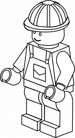 More complex LEGO figure colouring sheet | Lego 1st Birthday ...