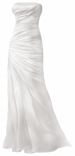 Simple Wedding Dress PNG Clip Art - Best WEB Clipart