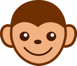 Clip Art Cute Monkey Faces Clipart