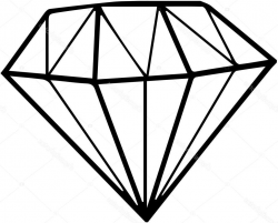 Unique Black Diamond Shape Clip Art Vector File Free » Free ...