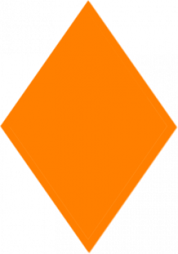 Orange Diamond Clipart