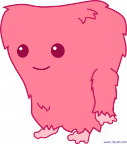 Monster Cute Pink Clip Art - Sweet Clip Art