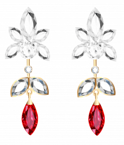 Transparent Diamond and Ruby Earrings PNG Clipart | Gallery ...