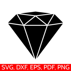 Diamond SVG file, Diamong SVG cut file for Cricut and ...