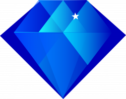 Clipart - blue diamond