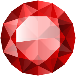 Red Diamond Transparent Clip Art Image | Gallery Yopriceville ...