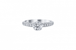 Attraction Diamond Engagement Ring | Harry Winston