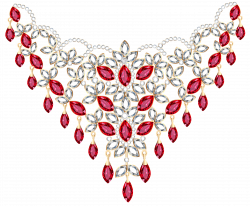 Transparent Diamond and Ruby Necklace PNG Clipart | Gallery ...