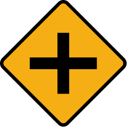 File:Diamond road sign junction crossroads.svg - Wikimedia Commons