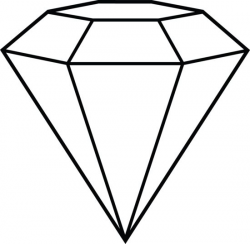 Simple Diamond Drawing at PaintingValley.com | Explore ...