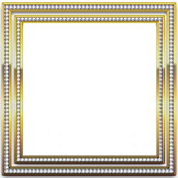 Gold and Silver Transparent Frame with Diamonds | Gallery ...