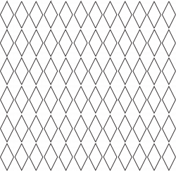 Clipart - Diamond Grid Pattern - No Color 1