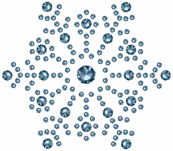 Diamond Snowflake PNG Clip Art Image | Gallery Yopriceville - High ...