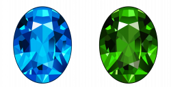 Gemstone Diamond Topaz Clip art - Transparent Blue and Green ...