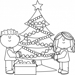 Christmas Clipart Black And White monkey clipart hatenylo.com